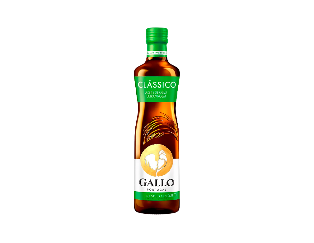 AZEITE DE OLIVA EXTRA VIRGEM GALLO 500 ML (CX 20 VD)